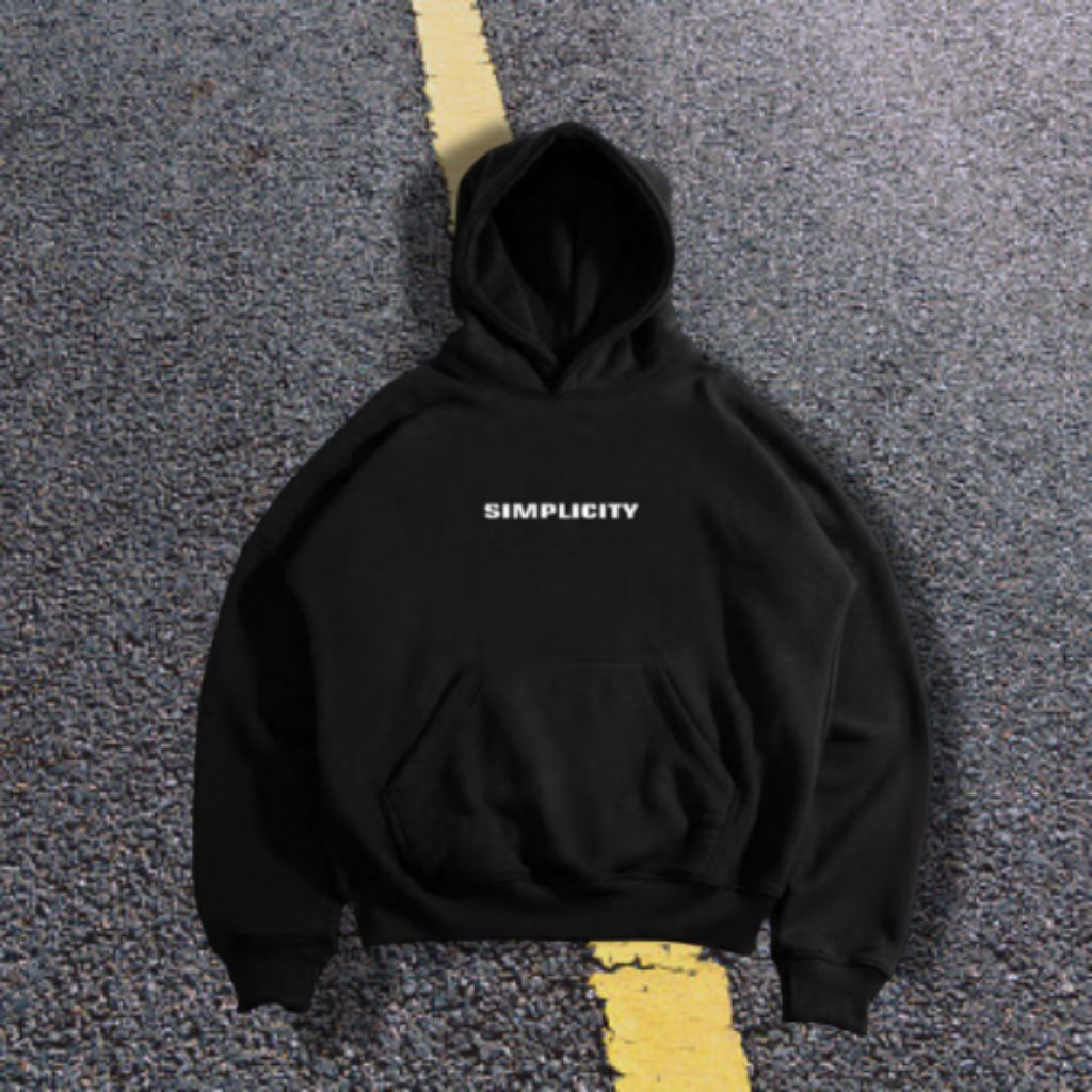 Hoodie  Sweater Hoodie-Boxy-Crewneck Bisa nyala