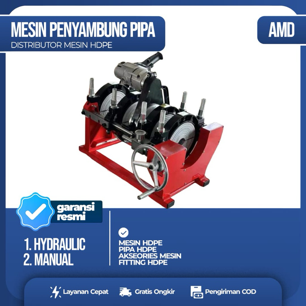 mesin butt fusion welding machine shds 160mm manual