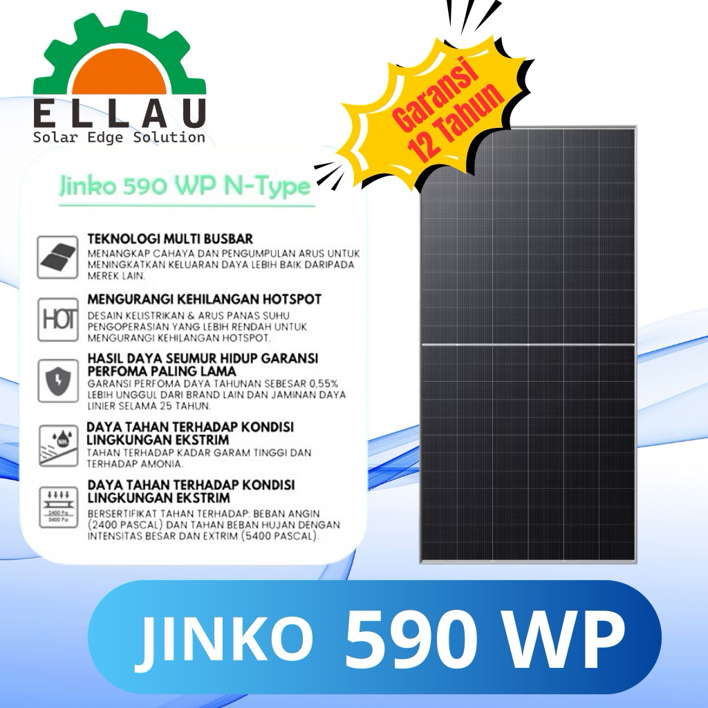 pv,plts,jinko,590wp,panel,surya,