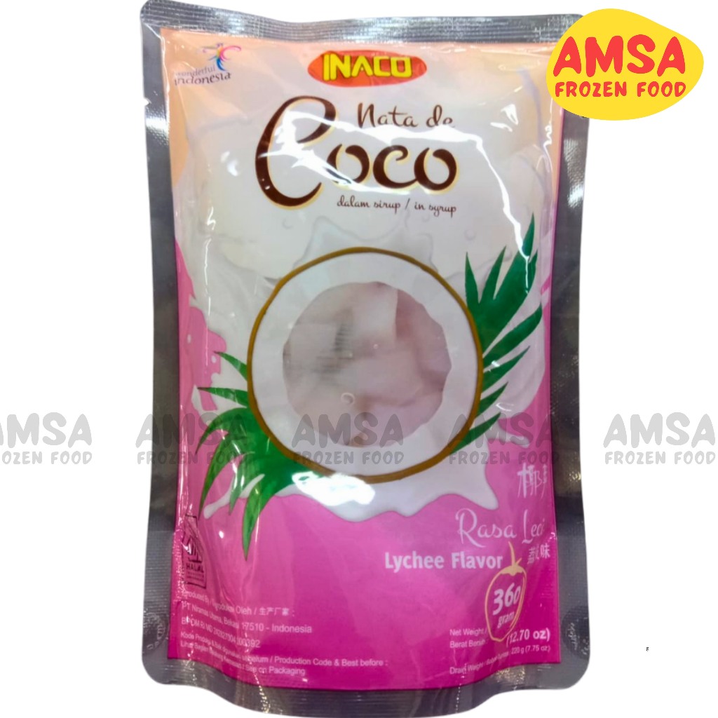

INACO SARI KELAPA LYCHEE POUCH 360 GR