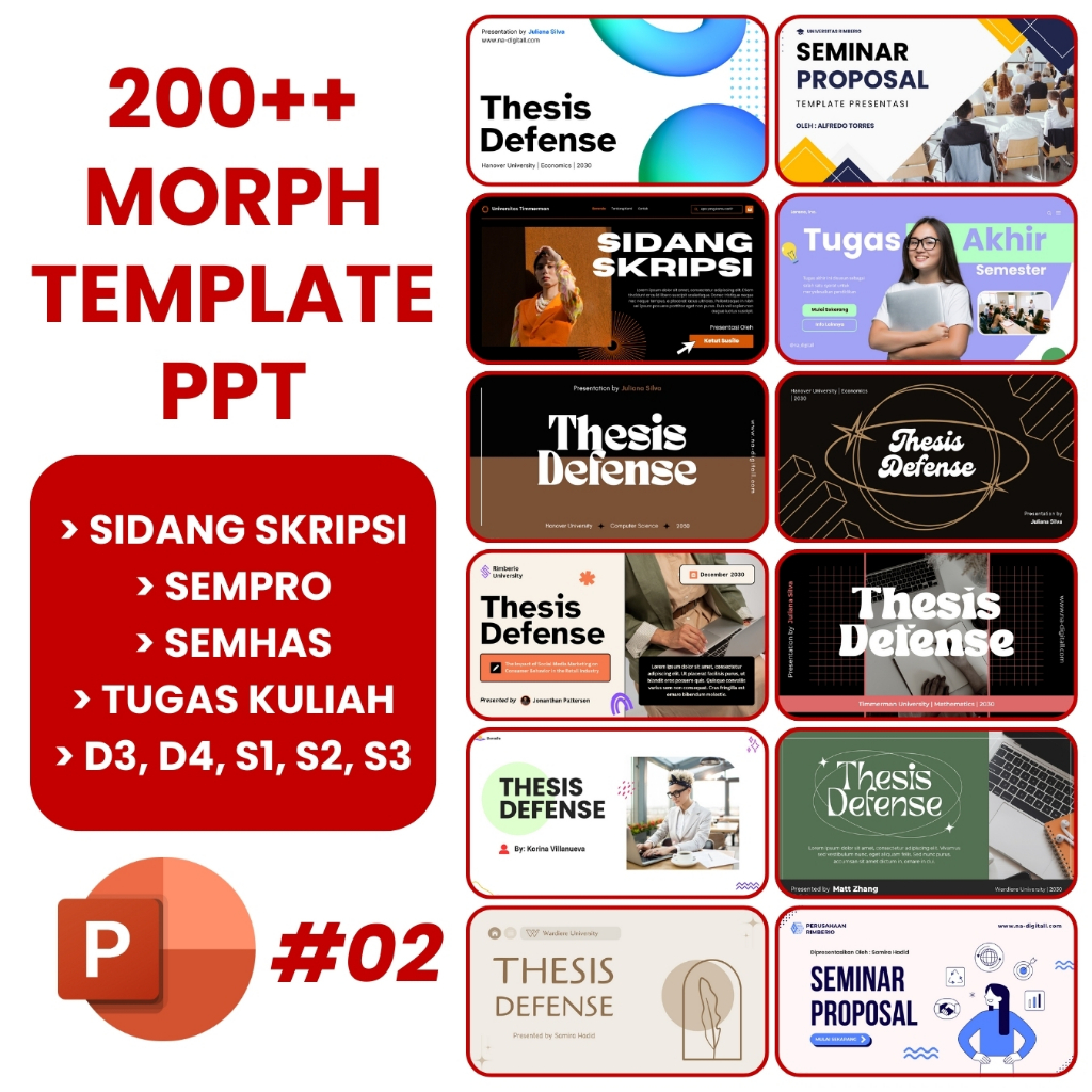 200++ Template PPT Powerpoint Sidang Skripsi, Seminar Proposal, dan Tugas Kuliah (2026) - Bagian 2