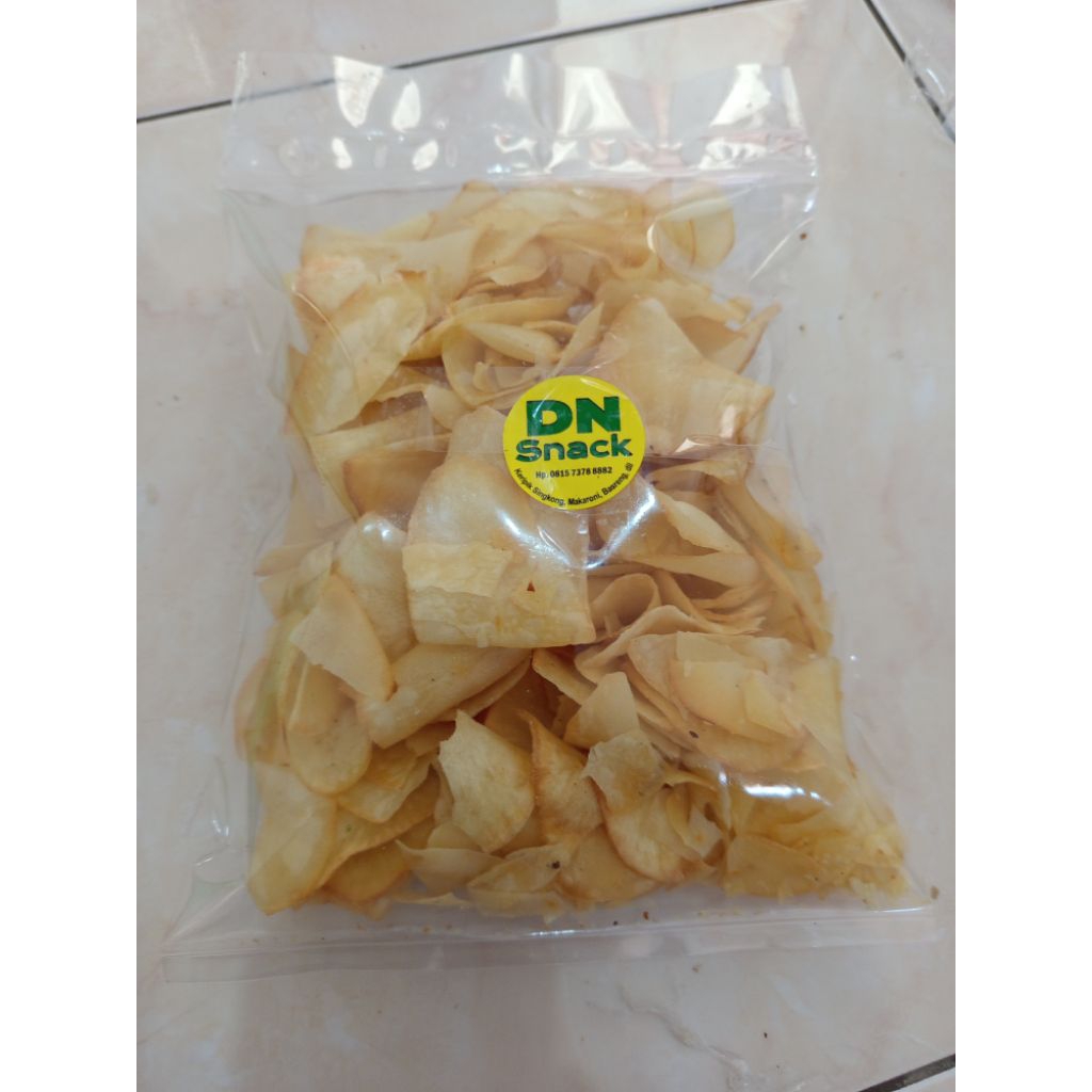 

Keripik singkong original gurih dan nikmat 250 gram