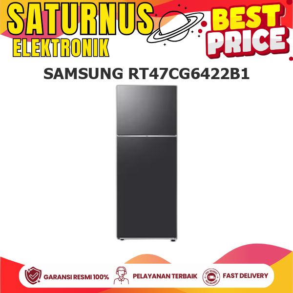 SAMSUNG RT47CG6422B1 KULKAS 2 PINTU INVERTER 465L RT47 6422B1