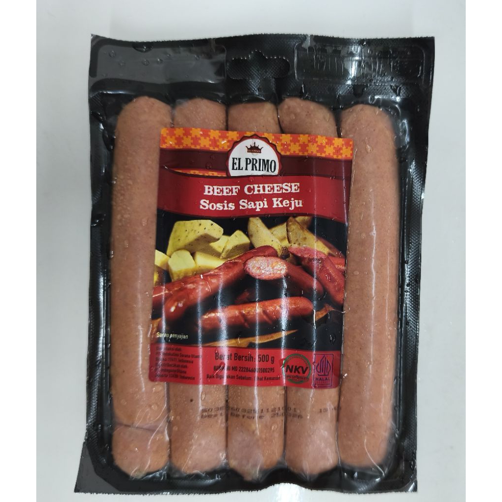 

El Primo Beef Cheese Sosis Sapi Keju 500gr