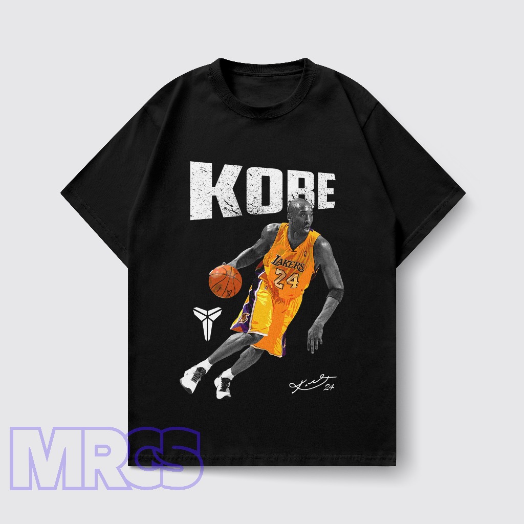 Kaos Oversize Kobe Bryant Tribute Lakers  Kaos Oversize Vintage Sport Kobe Bryant