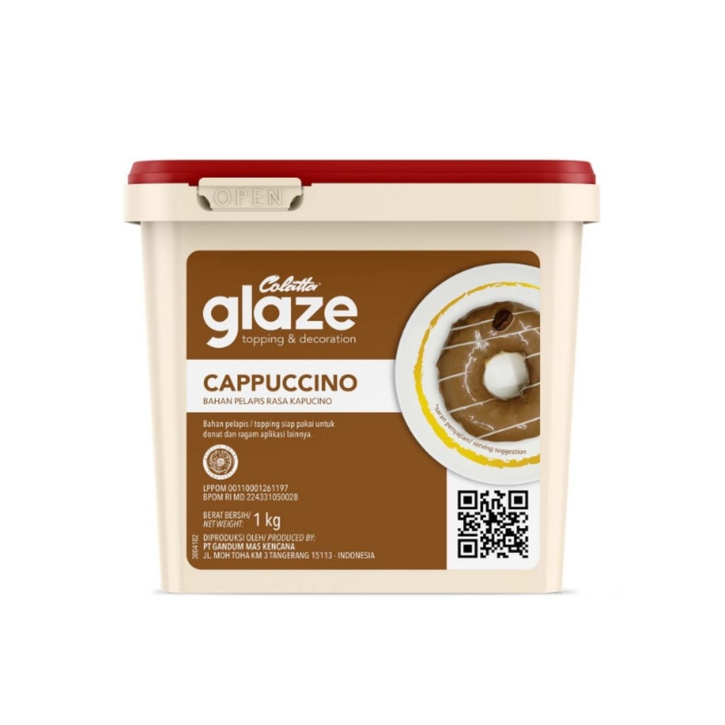 

Collata Glaze Cappucino 1 KG (Isi 3)