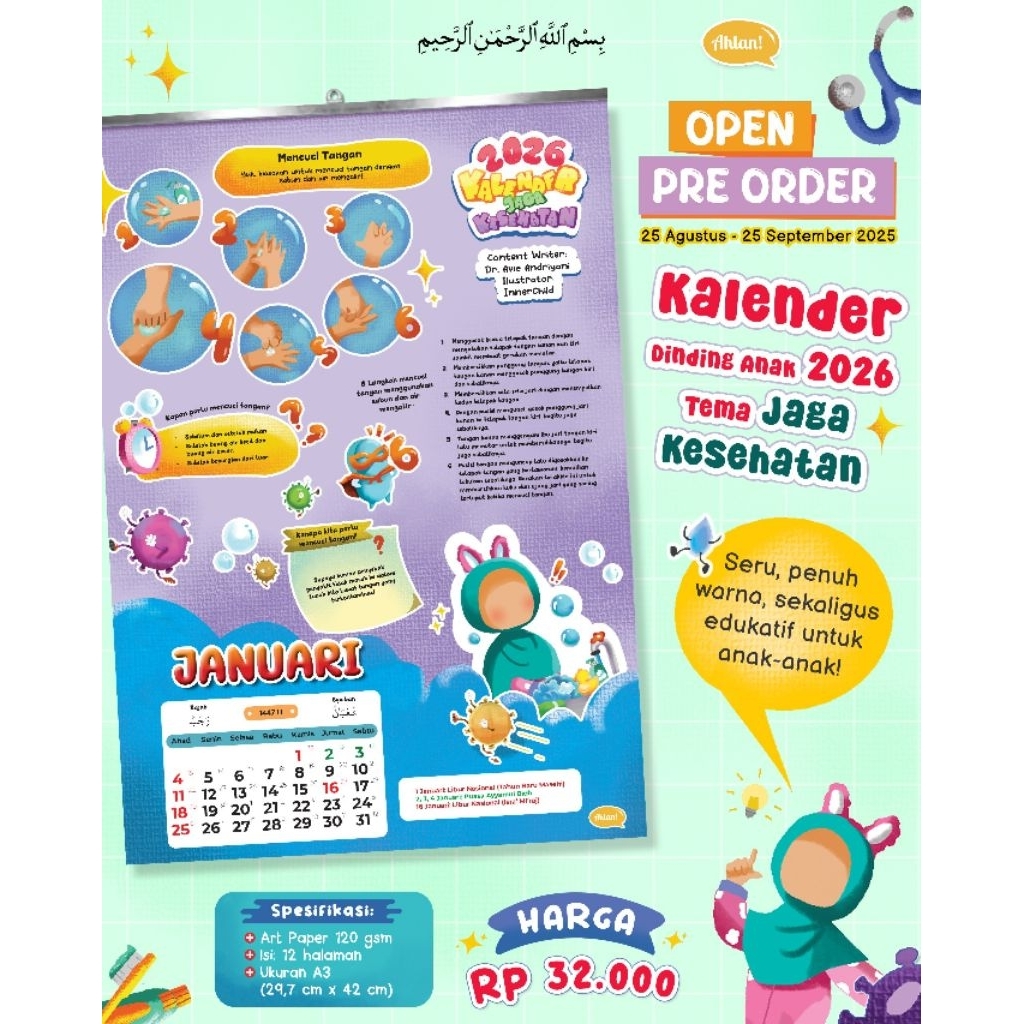 

Kalender Dinding Anak 2026