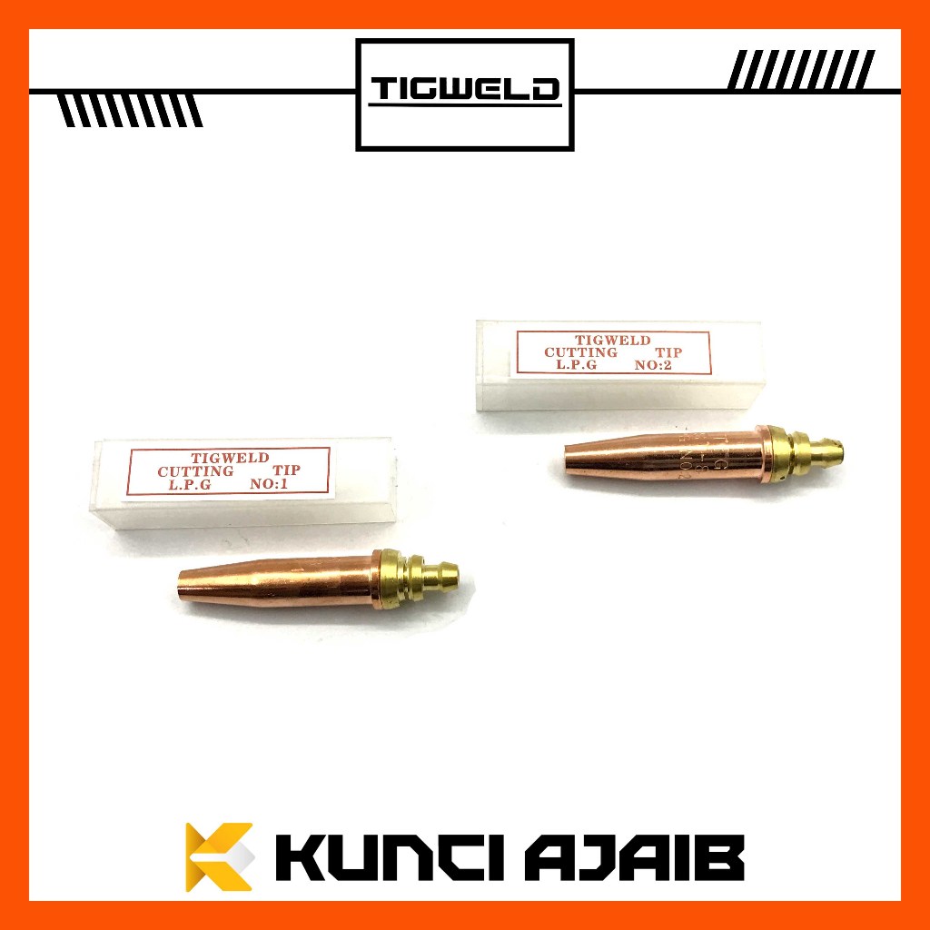 TIGWELD Cutting Tip Strong 8 - Mata Nozzle Blander Las Potong Gas LPG