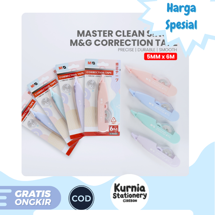 

M&G Correction Tape 6m x5mm / Tip ex Pita / ACT56073