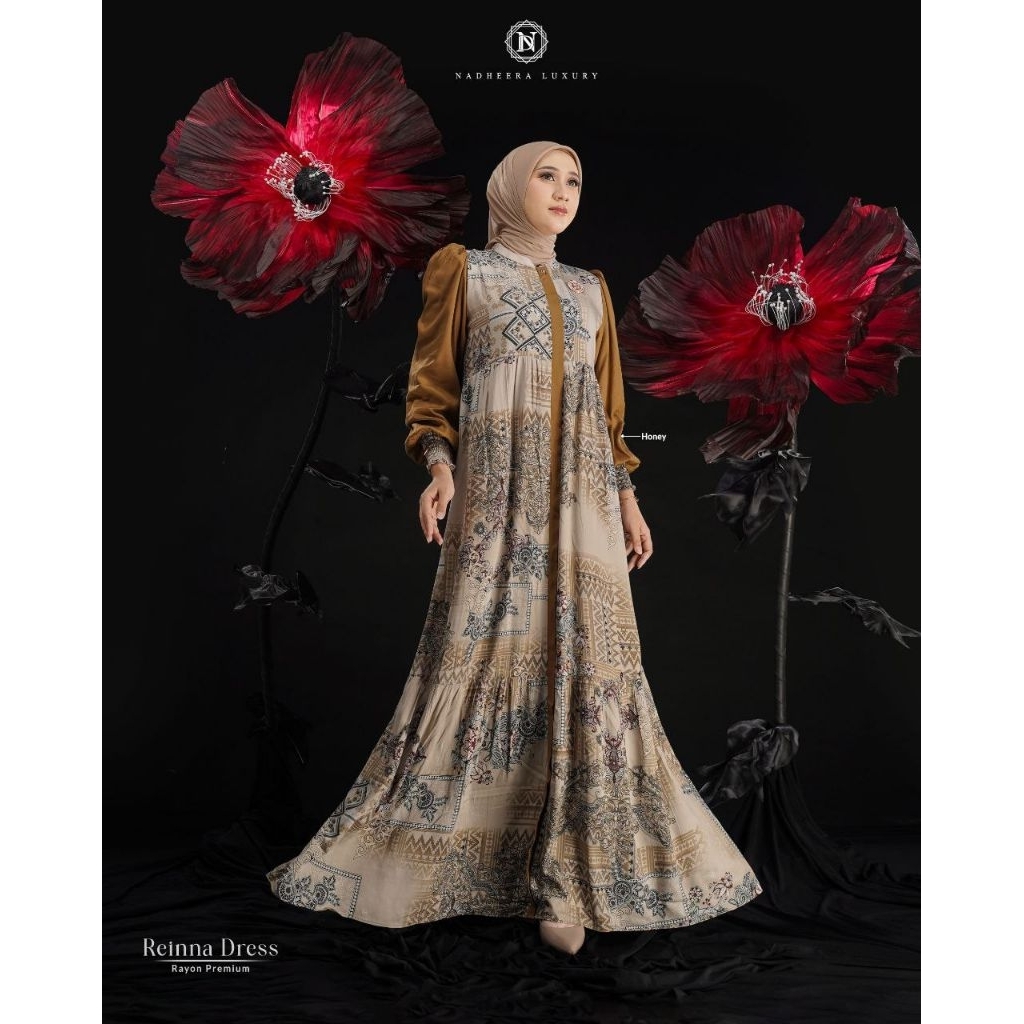 REINNA DRESS||RAYON PREMIUM||NADHEERA LUXURY