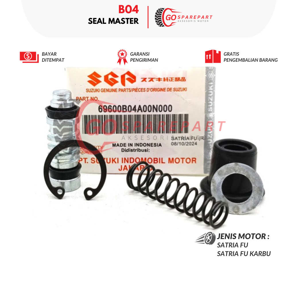 B04 SEAL MASTER MOTOR SUZUKI SATRIA FU / SEAL MASTER REM MOTOR SATRIA FU / KIT SEAL MASTER REM / KAR