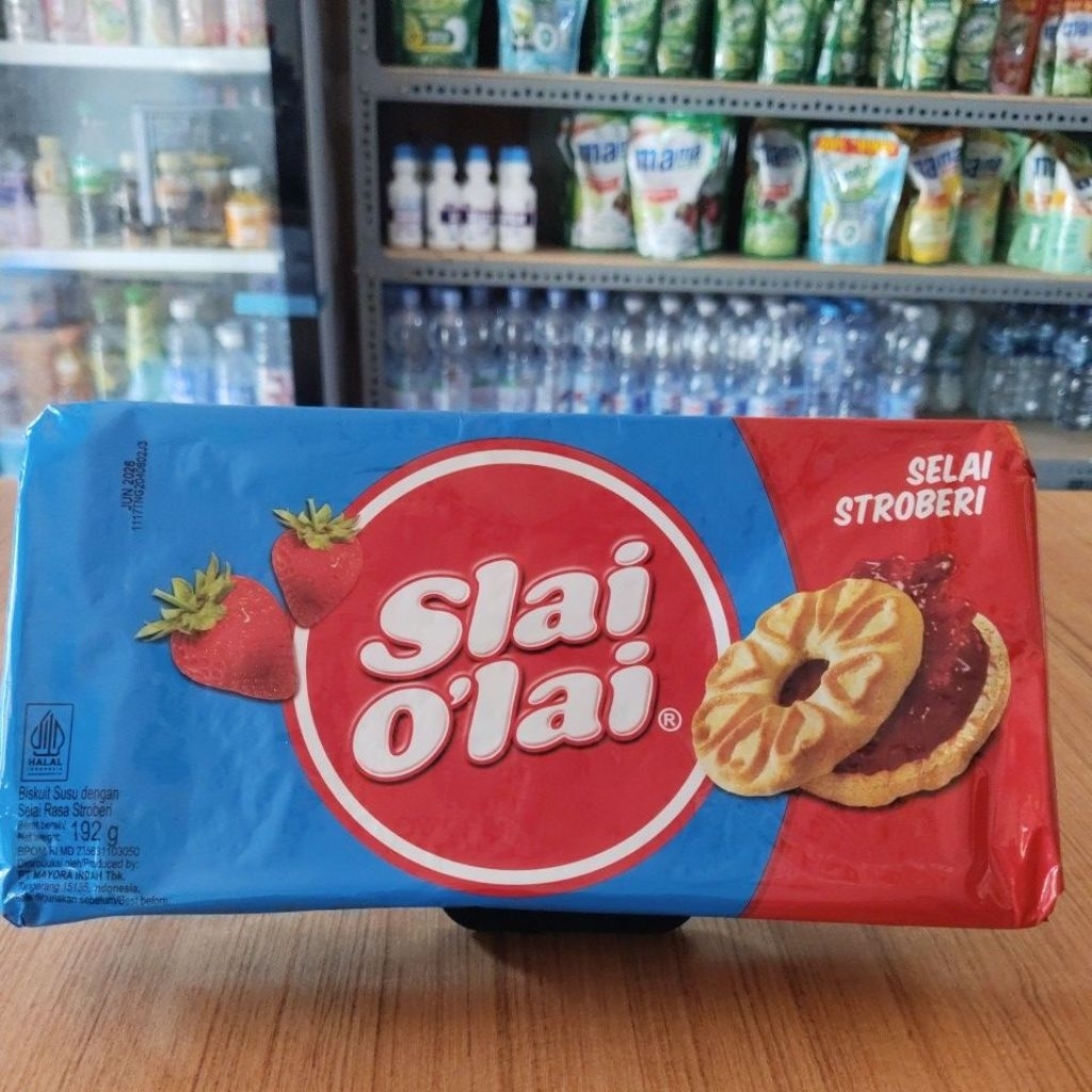 

Biskuit slai olai strawberry 192gr