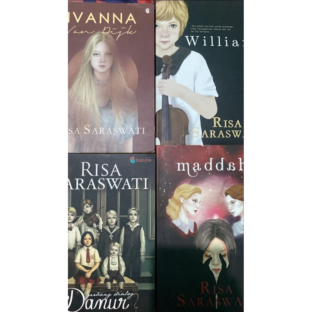 buku preloved novel/buku novel/buku novel risa saraswati/buku novel sunset of rosie/buku novel menda