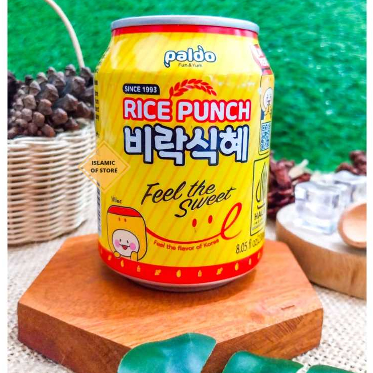 

Paldo Rice Punch Feel The Sweet 238 ml minuman khas korea Halal MUI