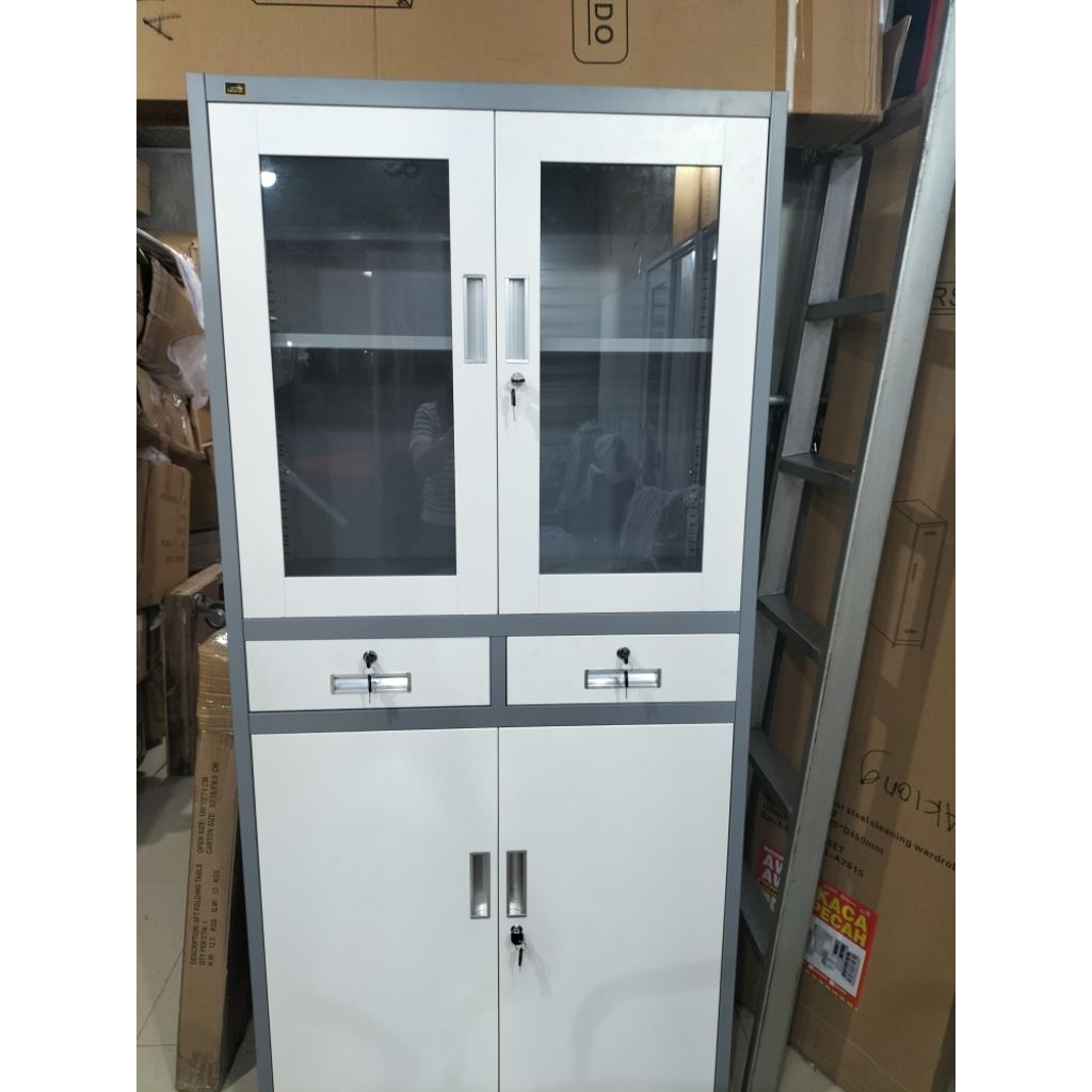 LEMARI ARSIP PLAT BESI FILLING CABINET ANTI RAYAP LEMARI KANTOR SERBAGUNA LEMARI BESI TEBAL
