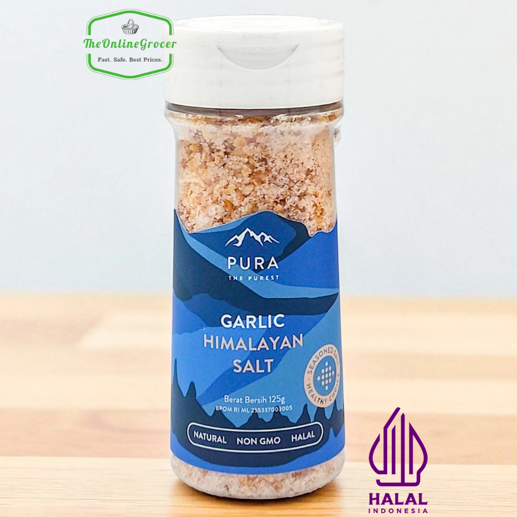 

PURA Garlic Himalayan Salt 125g — Garam Himalaya Bawang Putih