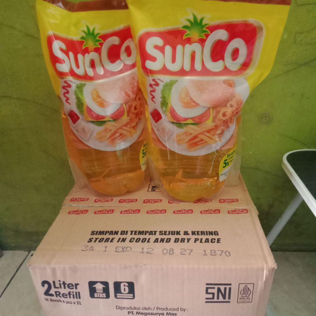 

Minyak Goreng sunco kemasan 2L 2kartonan