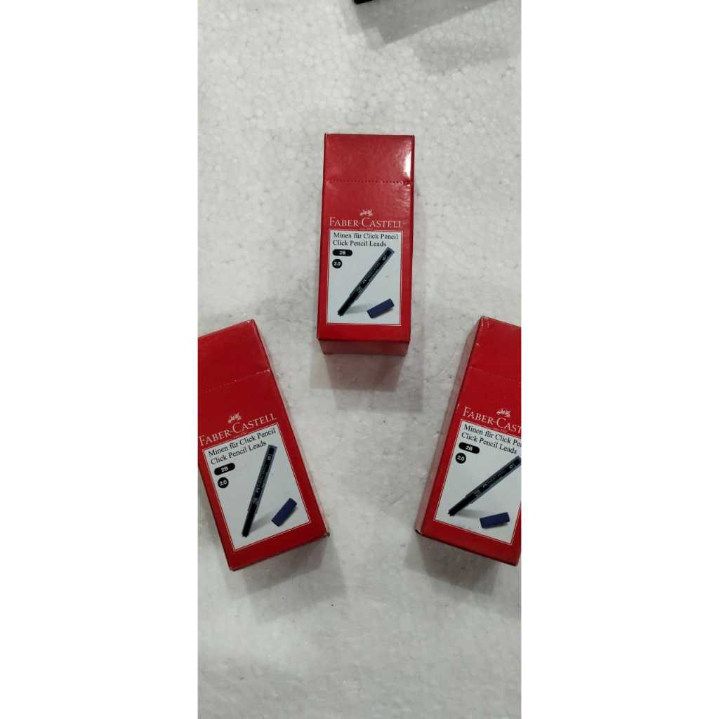 

Isi pensil mekanik 2.0 2B Faber Castell