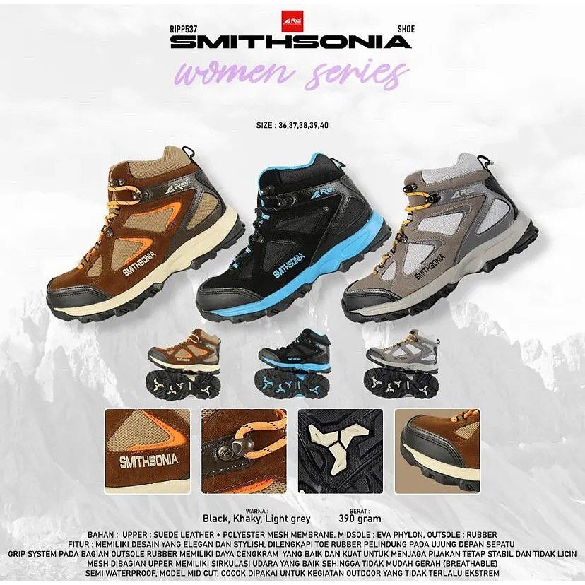Sepatu Gunung Arei Smithsonia Women Series Arei Outdoorgear