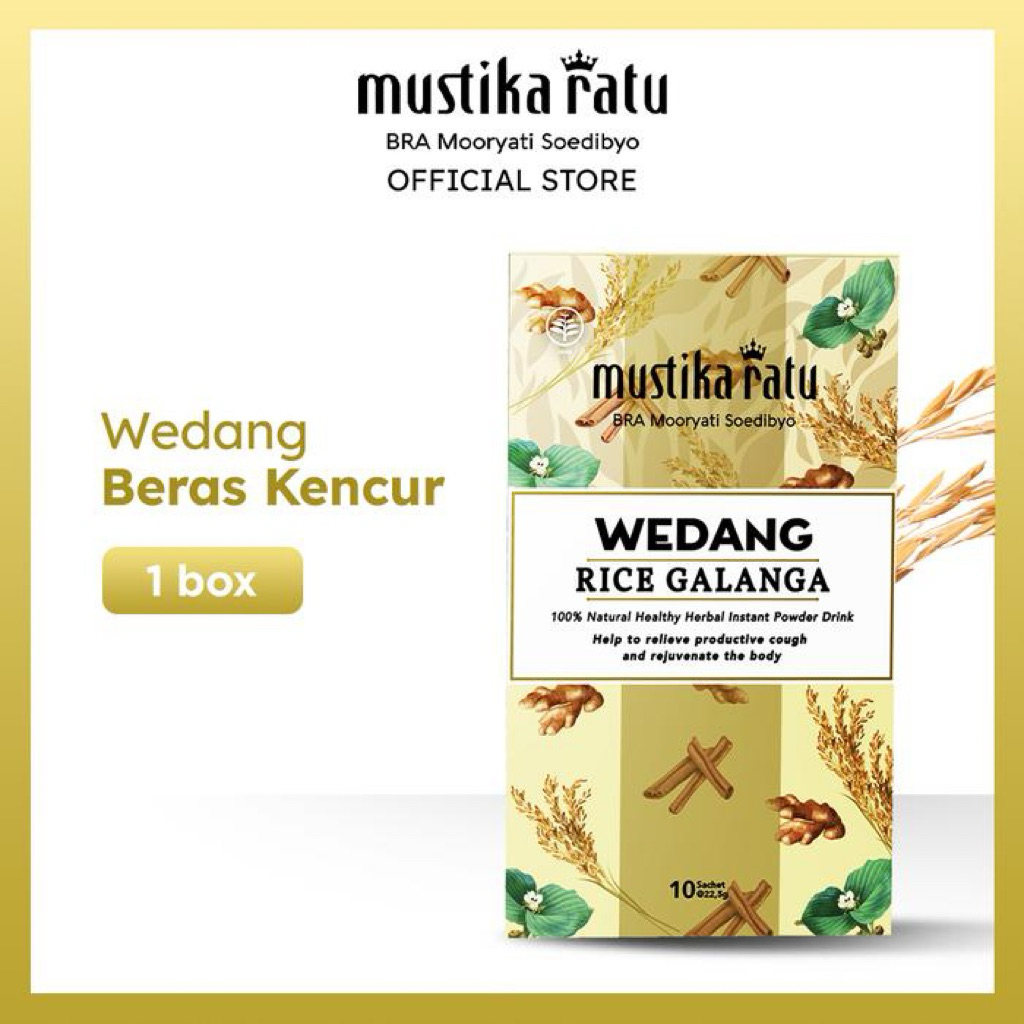 

wedang beras kencur mustika ratu 1box