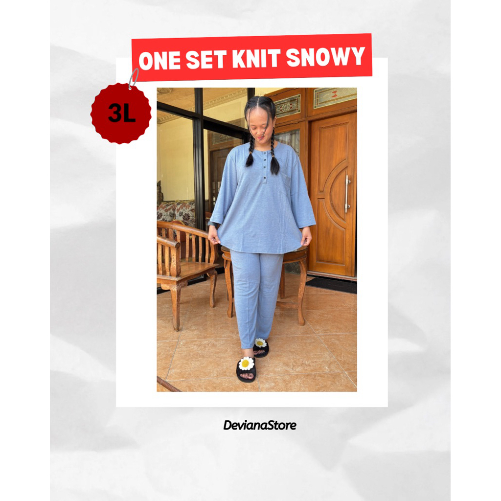 one set size jumbo knit premium melar size jumbo