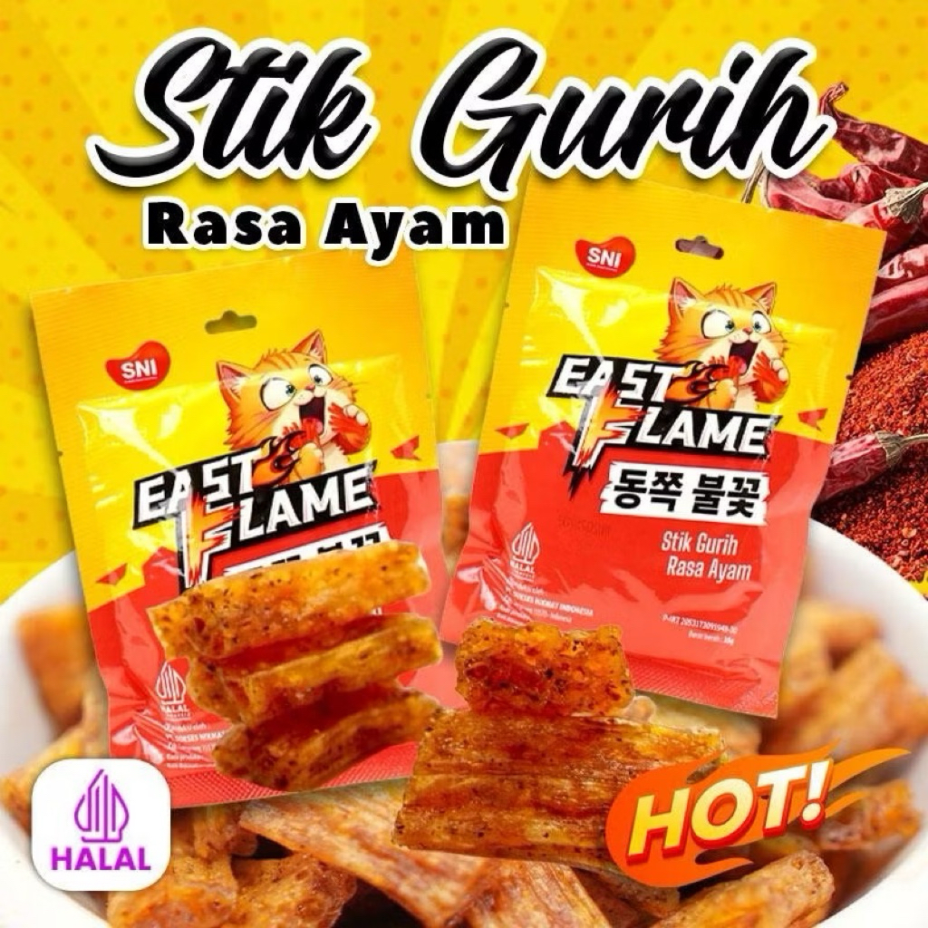 

East Flame Stik Gurih Rasa Ayam Pedas - EAST FLAME LATIO