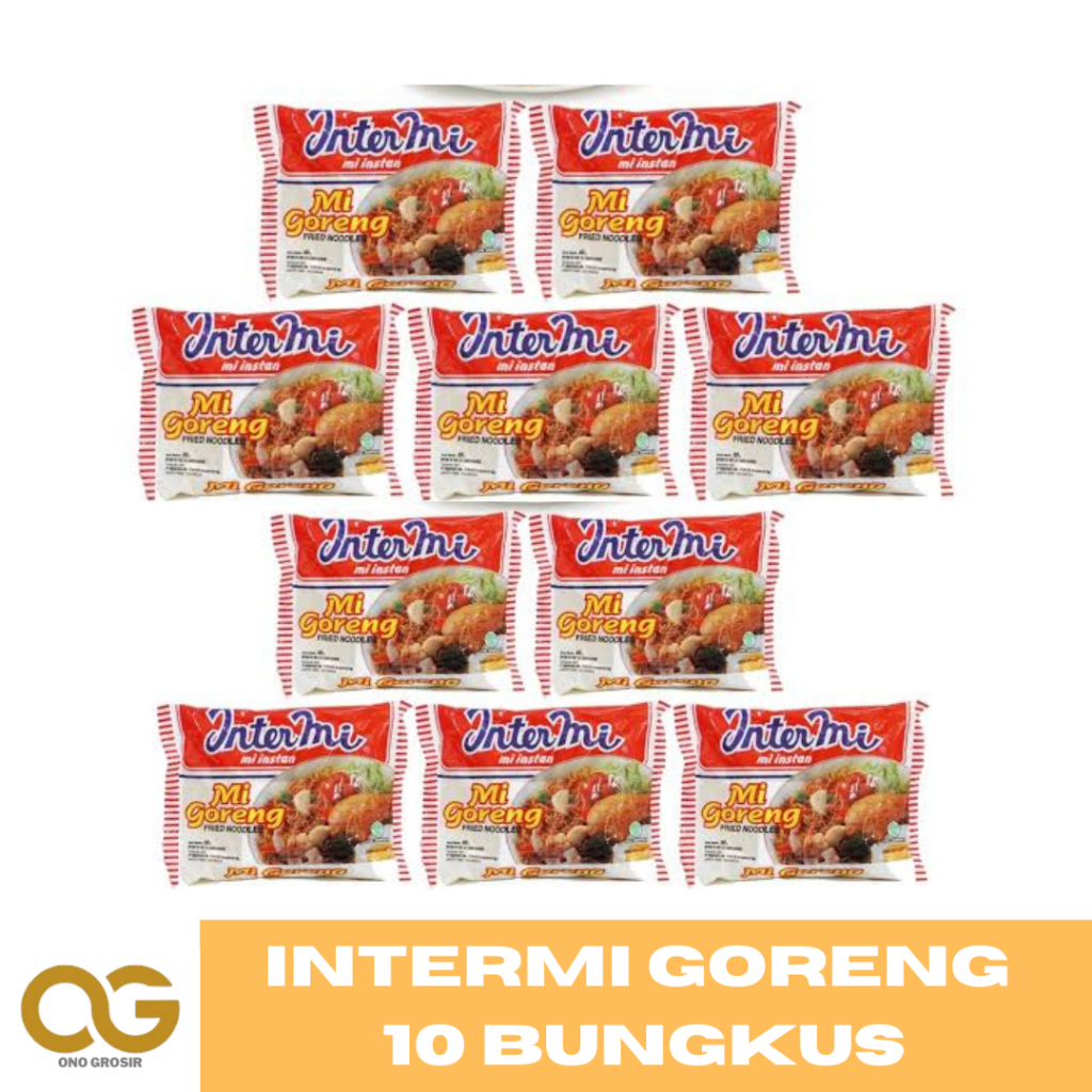 

Intermi Goreng Isi 10 Bungkus 65 Gram Intermie Goreng Dus - ONO GROSIR