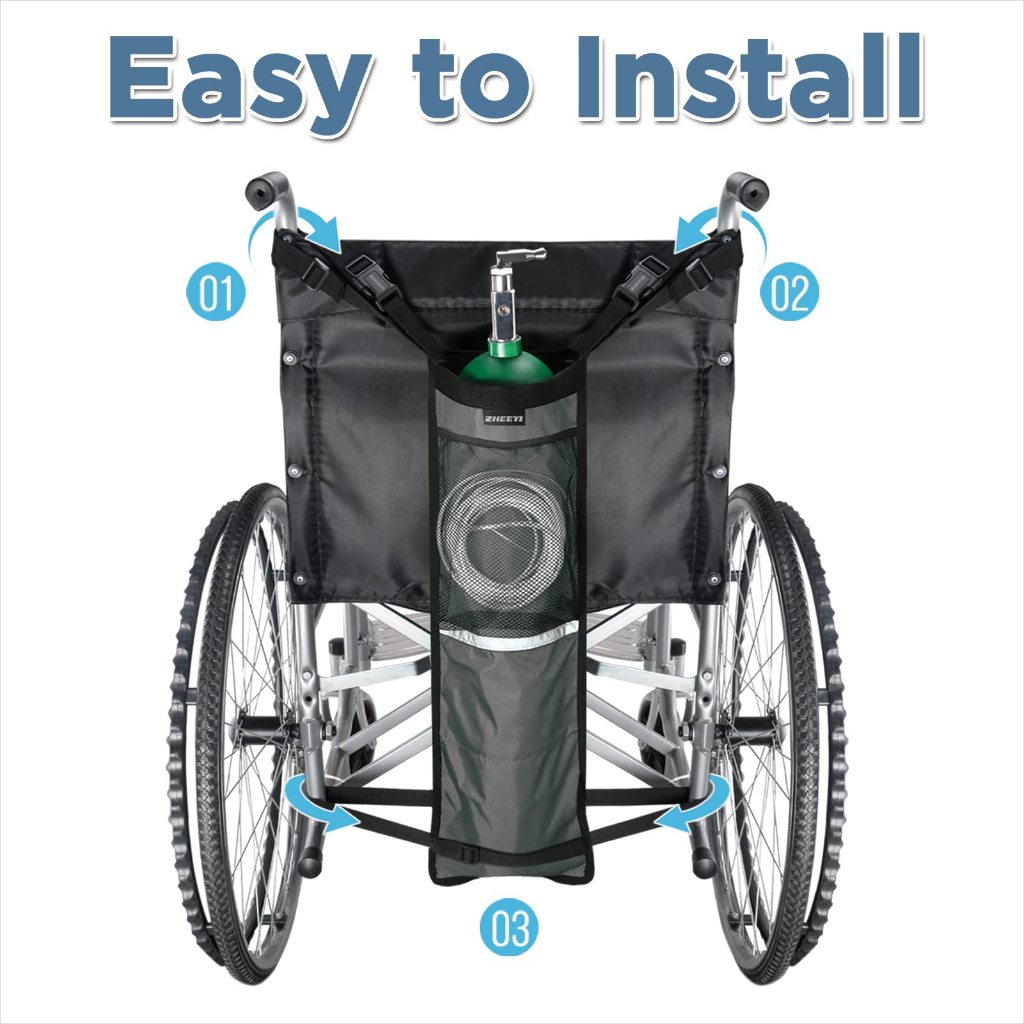 Tas Oksigen Untuk Kursi / Tas Oksigen Kursi Roda Oxygen Bag Wheelchair / Roda Oxygen Bag For