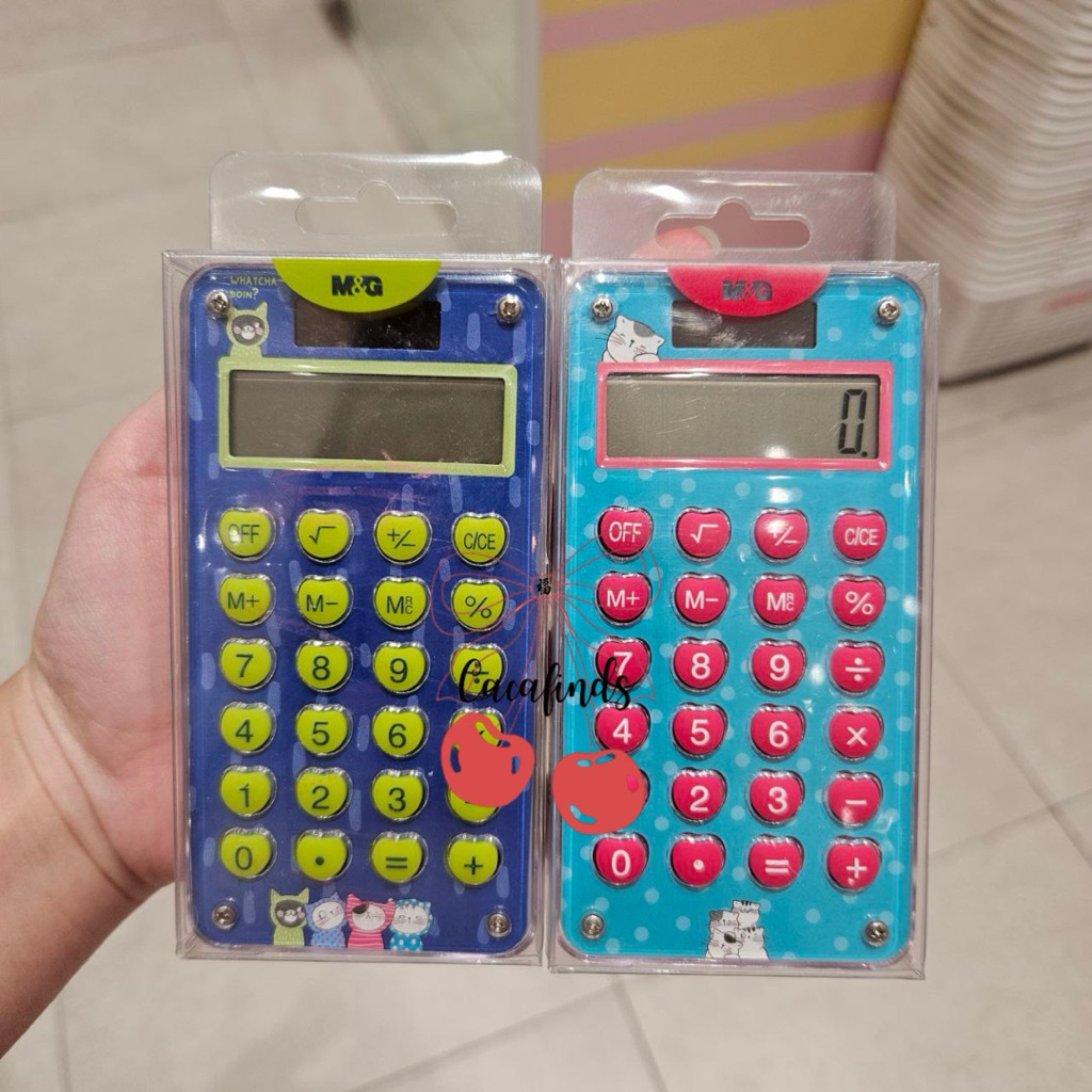 

MINISO‼️Kalkulator Portable / Calculator M&G Collection (Blue / Pink)