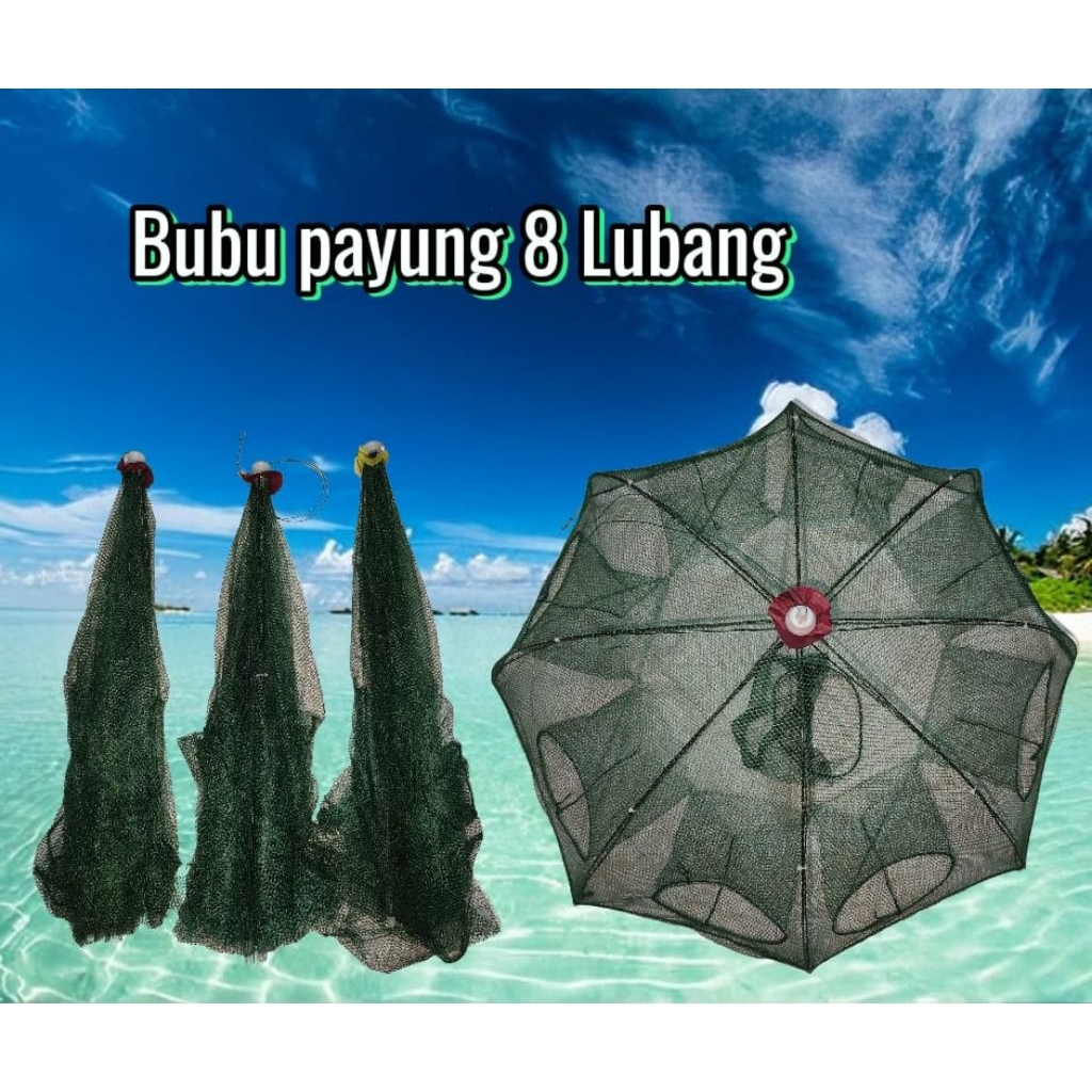 Payung Bubu 6/8/10 Lubang / Bubu payung perangkap ikan dan udang