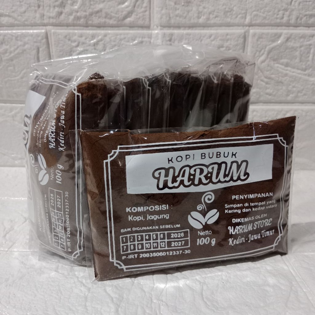 

Kopi Bubuk HARUM kemasan 100 gram