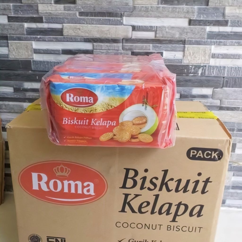 

Roma Biskuit Kelapa 300 gr isi 7 Bungkus Per Pack