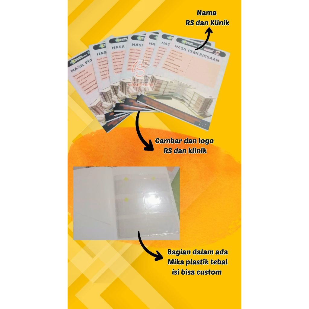 

Cetak map usg map plastik isi custom