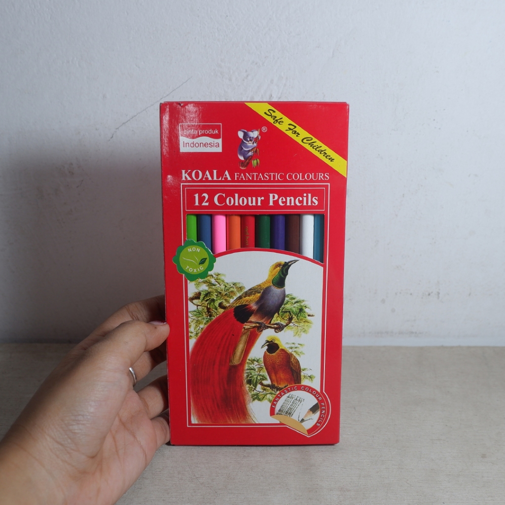 

Squair Pensil Kelir Kayu Warna Panjang Murah Squeezy 12 pcs