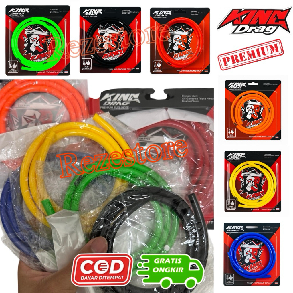 Promo Selang Kindrag Universal – Selang Hawa / Bensin Motor, Tahan Panas, Warna Keren ( Bisa COD )