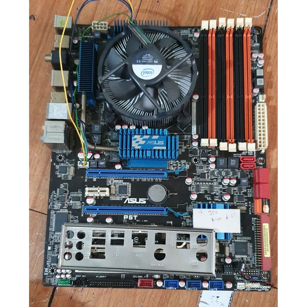 motherboard asus server p6t soket 1366 i7 950