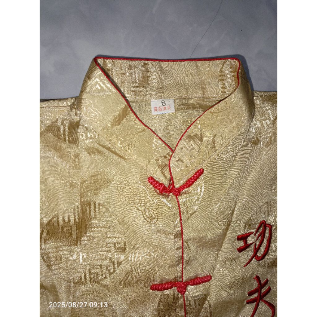 PL cheongsam anak Laki-laki usia 8 tahun