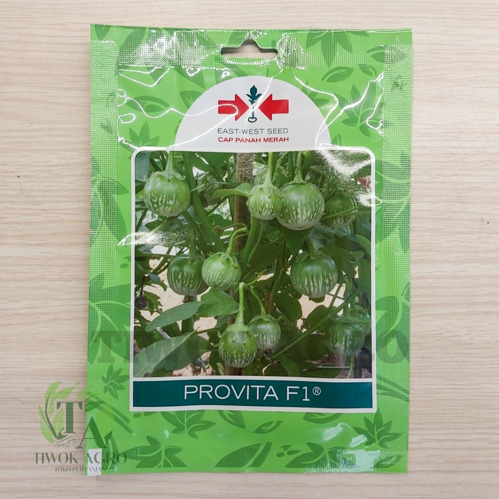 Benih Terong Provita F1 Panah Merah Isi 400 Butir - Terong Lalap Hibrida Unggul Cepat Panen