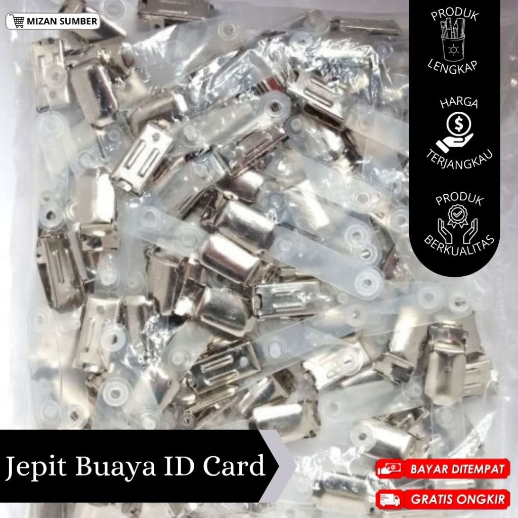 

JEPIT BUAYA ID CARD / PENJEPIT ID CARD / JEPITAN ID CARD / JEPITAN NAME TAG / CIREBON / COD / GRATIS ONGKIR