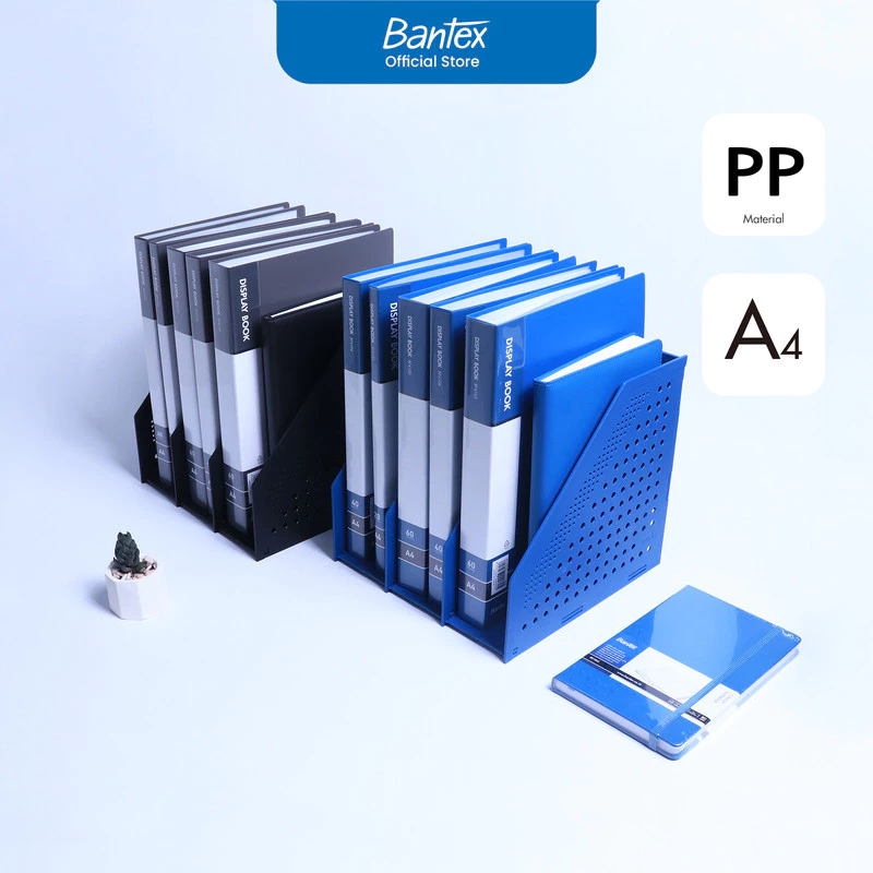 

Bantex Magazine Holder / File Tray / Rak Buku Majalah Bahan PP Dapat Dilipat | 3 Sekat BJ7693