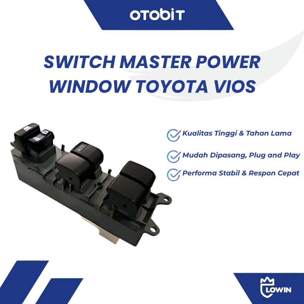 Saklar Master Power Window Toyota Vios / Switch Master Power Window Vios