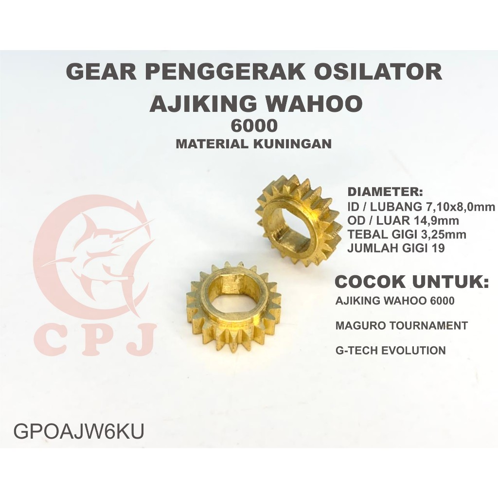 GEAR AJIKING WAHOO 6000 dan MAGURO tournament (GPOAJW)