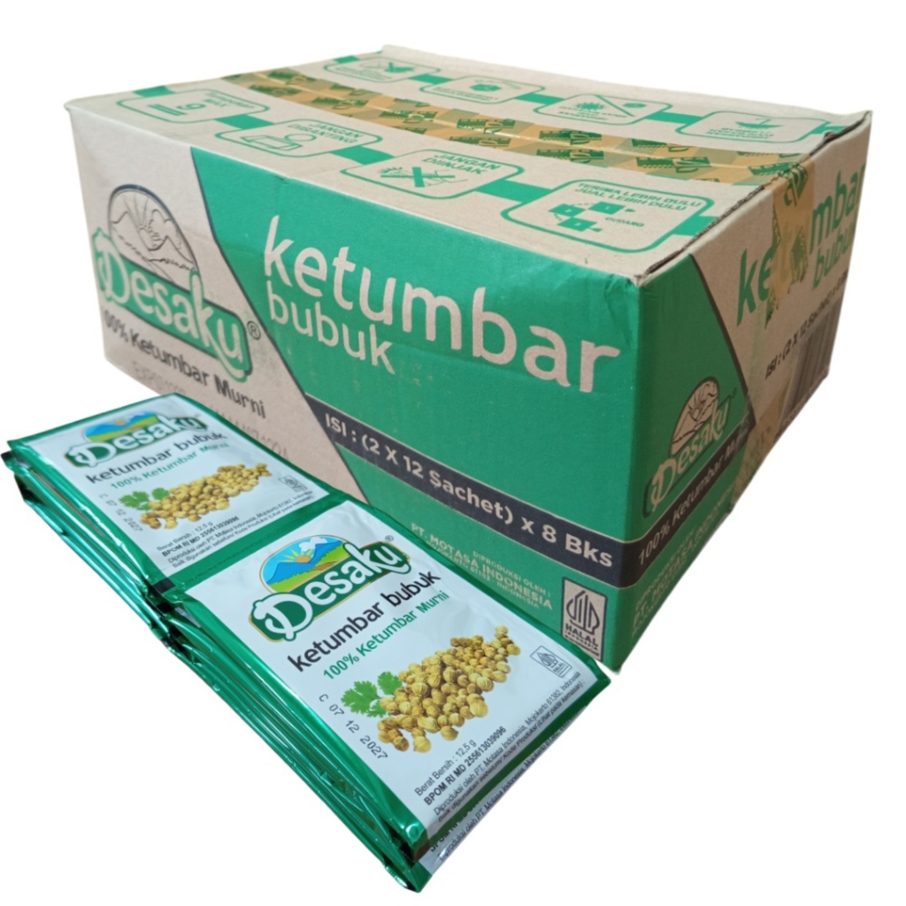 

PROMO 1 DUS DESAKU KETUMBAR BUBUK ISI 192 SACHET 100% KETUMBAR ASLI Rempah