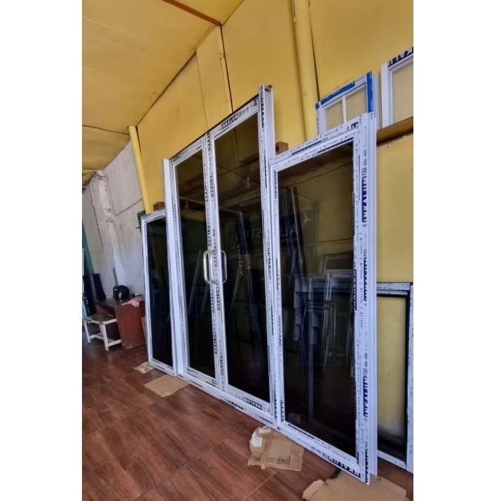 ✨KUSEN DOUBLE PINTU KACA + JENDELA GANDENG ALUMINIUM✨