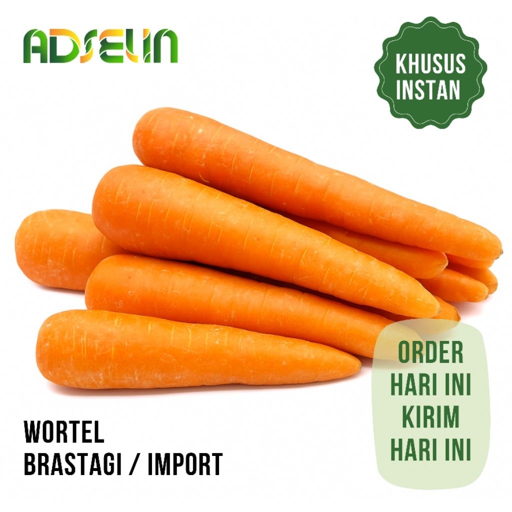 

Wortel Brastagi Import 250gr Sayuran Segar Kirim Instan