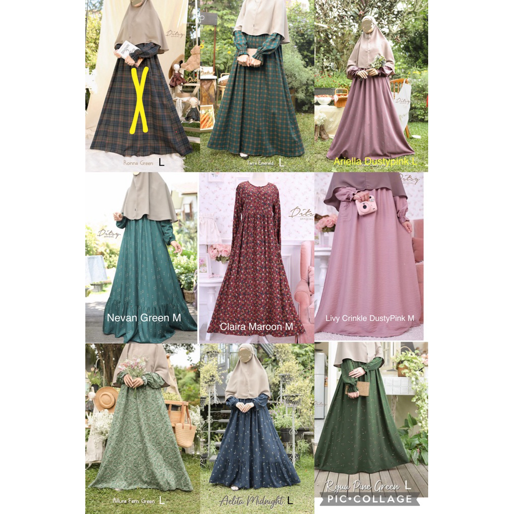 DITSY NIGHTGOWN size M L 2025