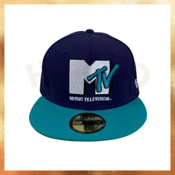 Topi New Era x MTV Music Exclusive Collab 59FIFTY Hat Original