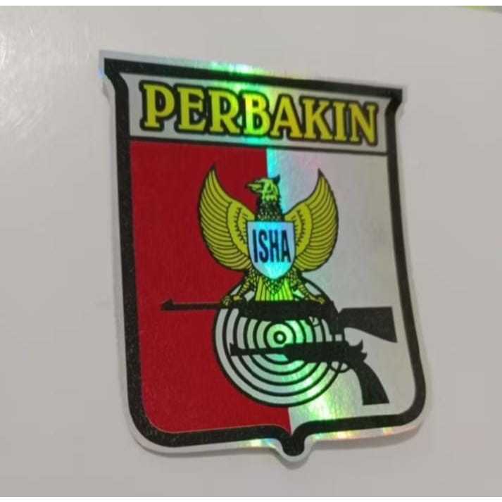 Stiker Hologram Laminasi Glossy Logo PERBAKIN