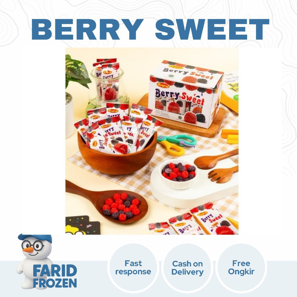 

BERRY SWEET 5GR X 30 ( 1 BOX ISI 30 PCS)