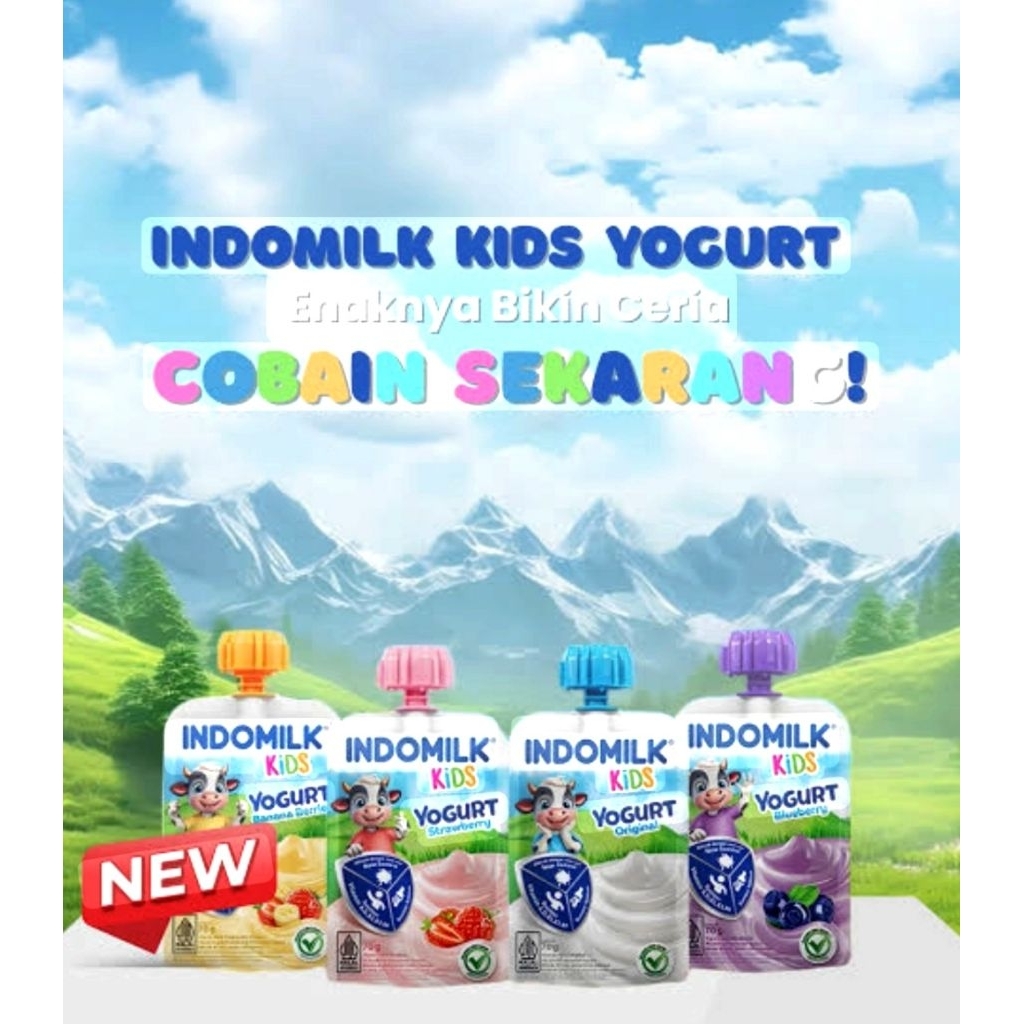 

Indomilk Kids Yogurt @70g | Yogurt Sehat | Susu Sehat